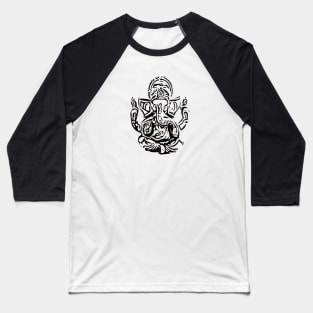 Lord Ganesha Baseball T-Shirt